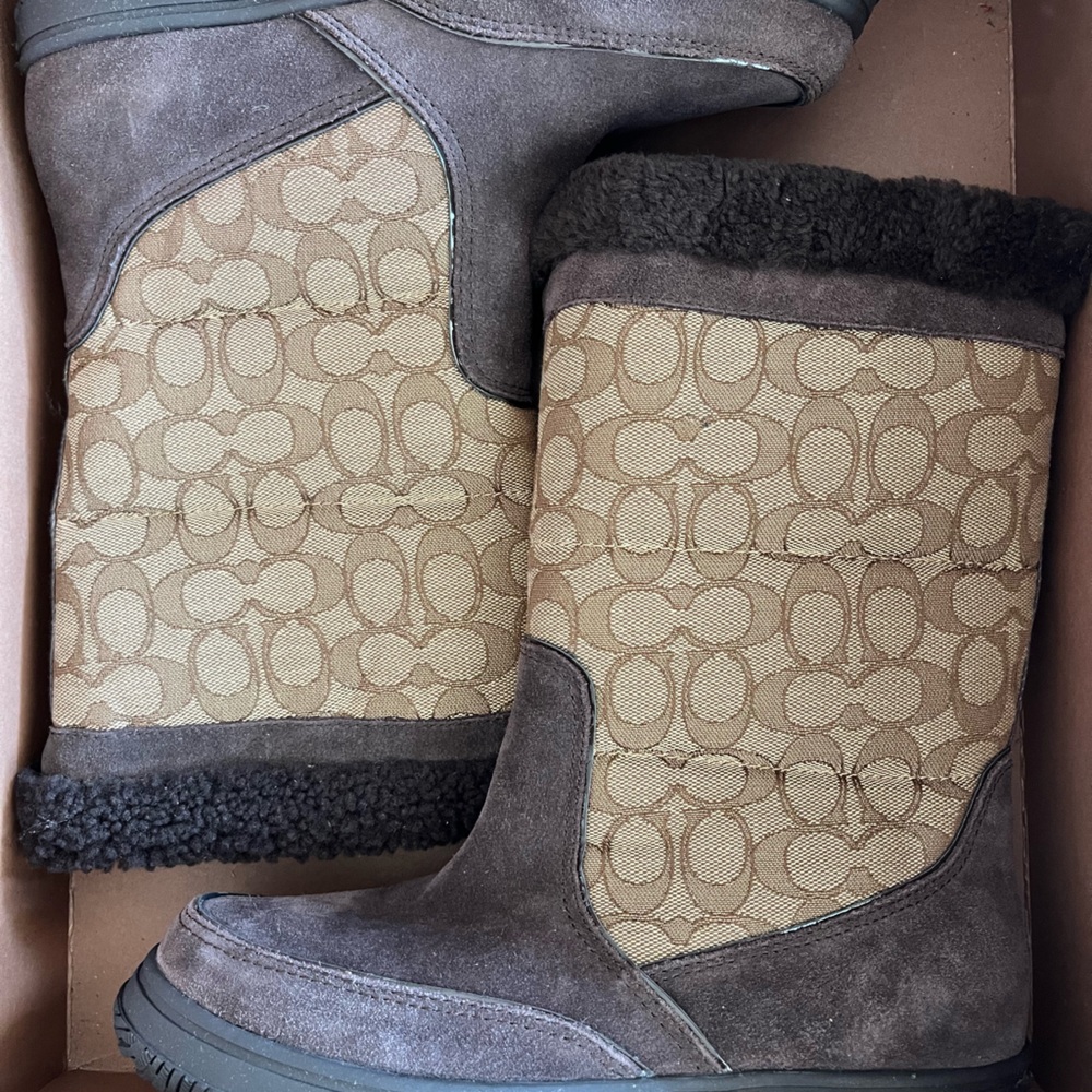Coach women winter boots